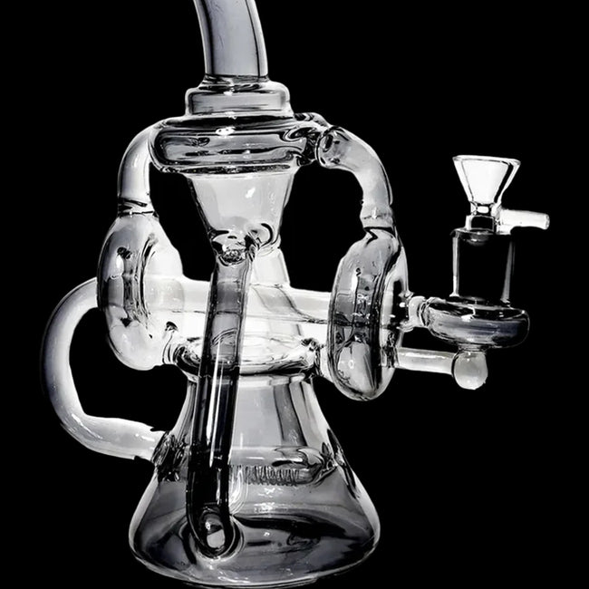 Scientific Recycler with Bent Neck Water Pipe