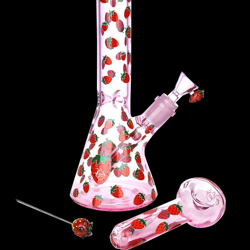 Pulsar Fruit Series Strawberry Cough Glow Pipe Duo Best Sales Price - Bundles