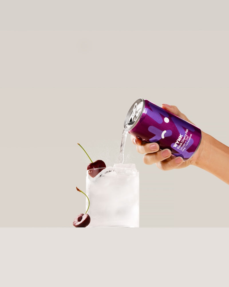 WYNK Seltzer Black Cherry Fizz