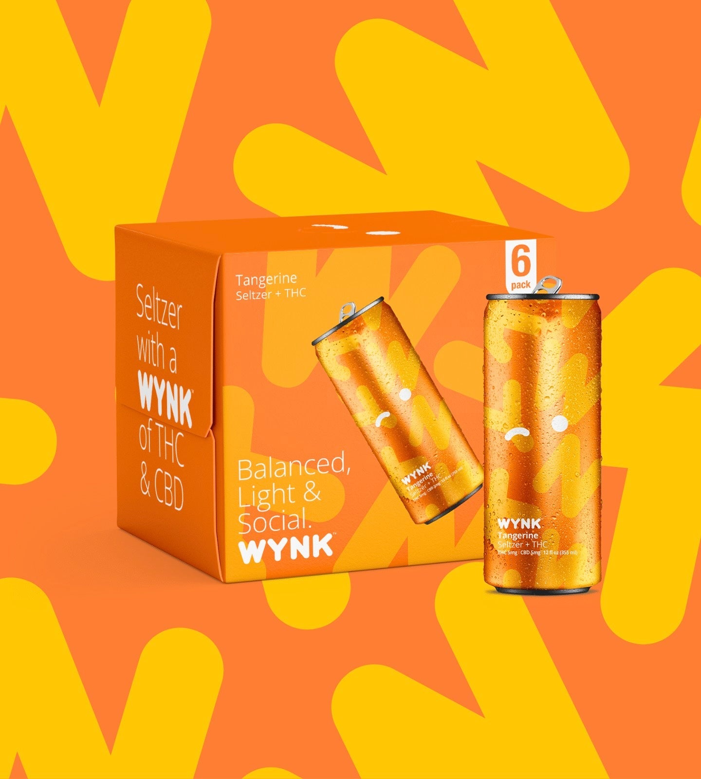 WYNK Seltzer Tangerine