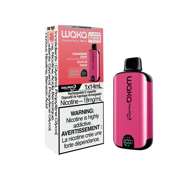 Blueberry Splash Waka soPro DM8000i Disposable Vape