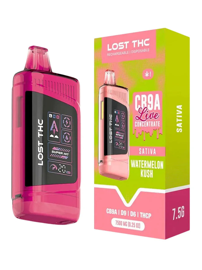 Watermelon Kush Lost THC CB9A Live Concentrate V2 Disposable 7.5G