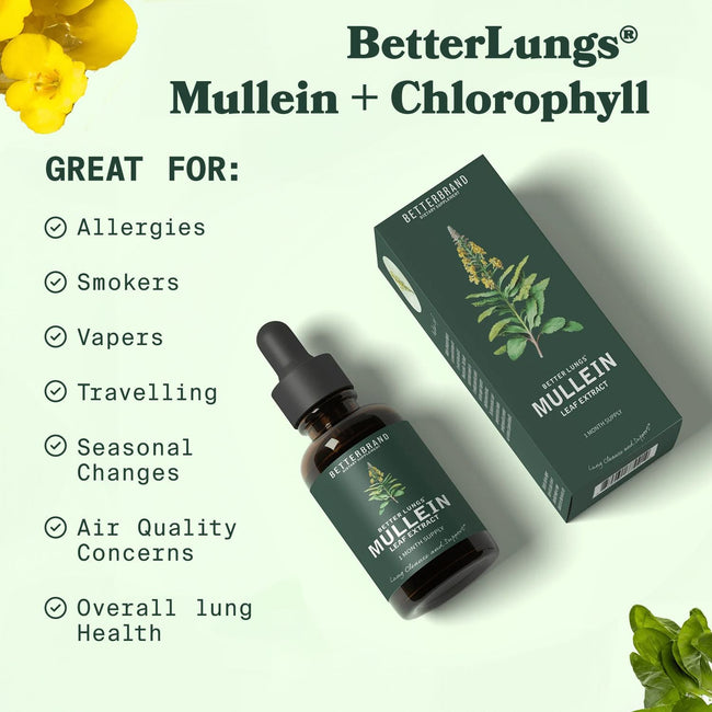 BetterLungs® Mullein + Chlorophyll