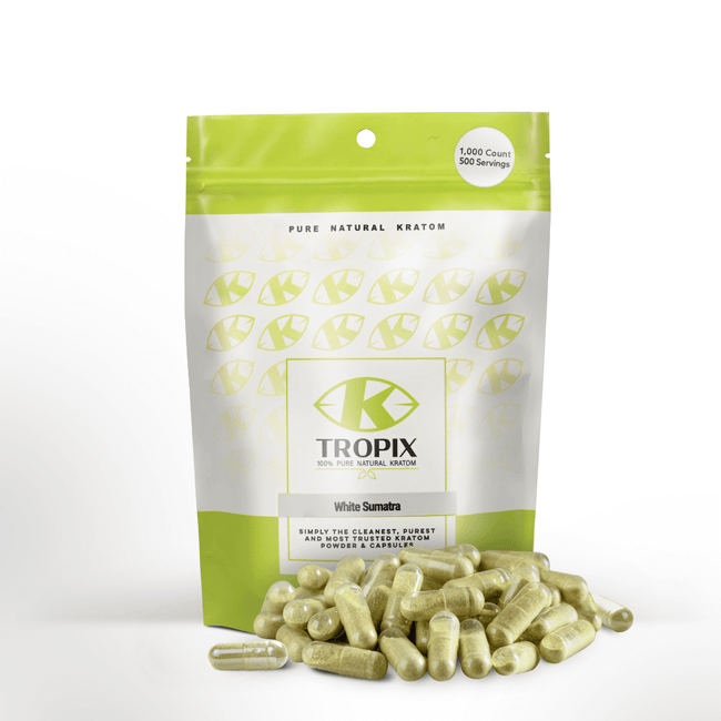 White Sumatra capsules