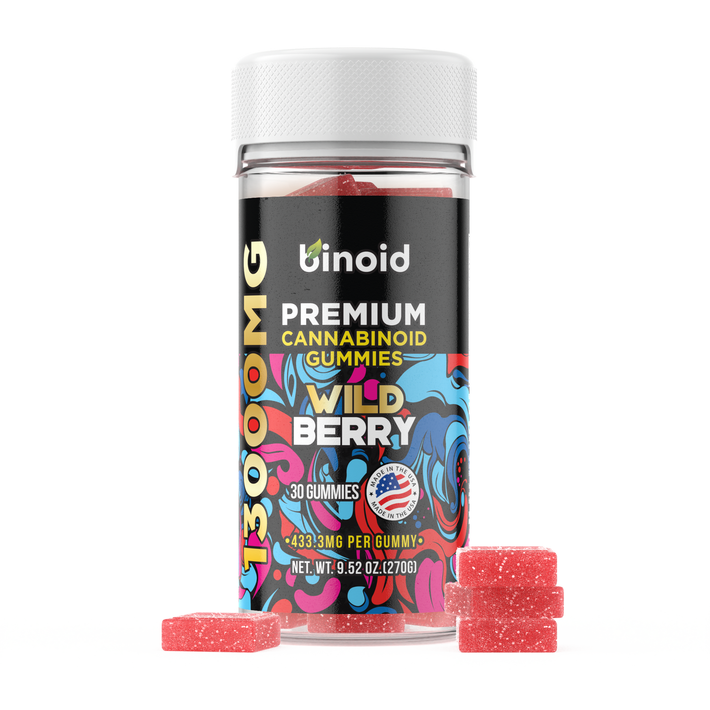 Binoid 13,000mg Gummies (Good Luck)