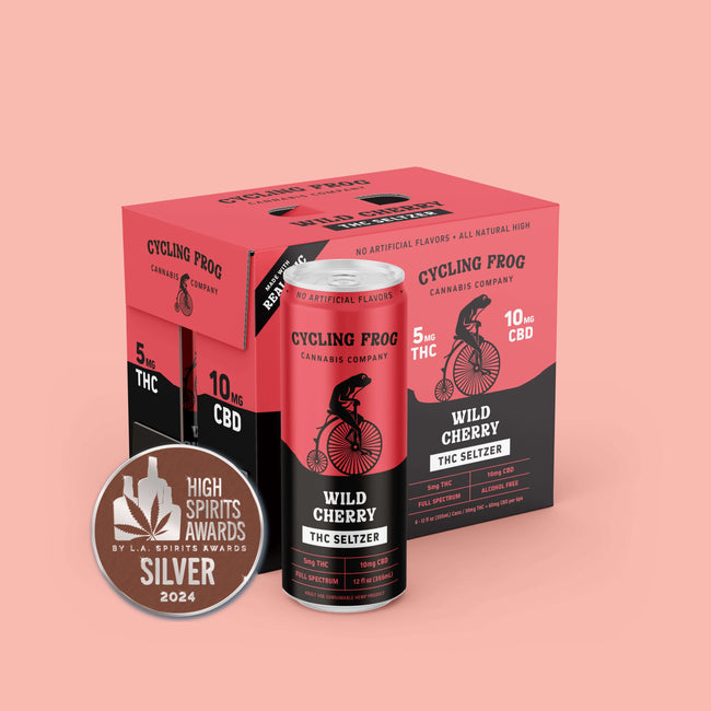 Cycling Frog Wild Cherry THC Seltzer