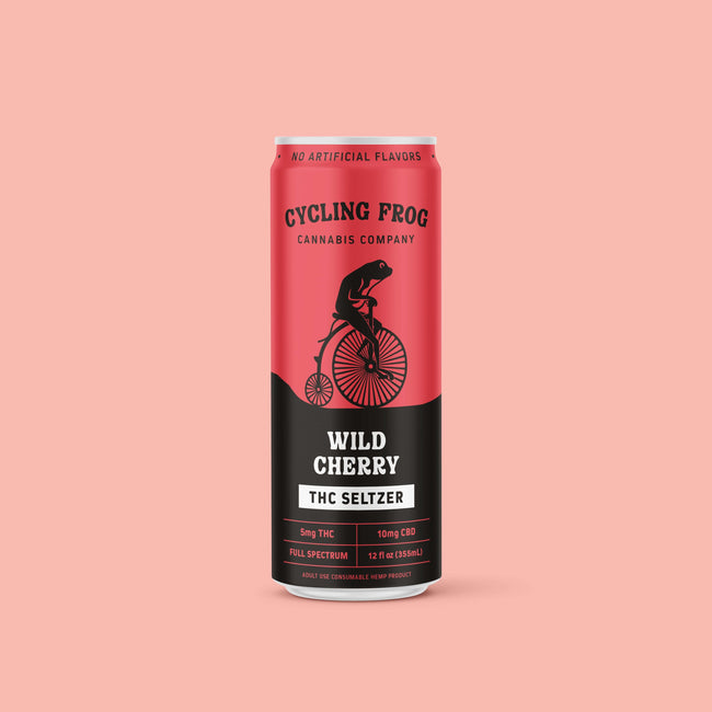 Cycling Frog Wild Cherry THC Seltzer