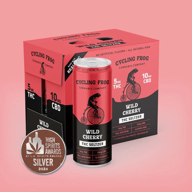 Cycling Frog CBD + THC Seltzer - 6pk