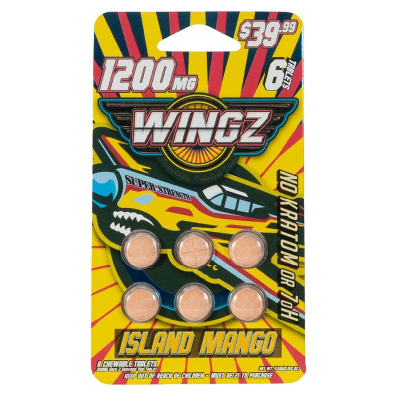 Wingz 1200mg Super Strength Botanical Blend Tablets 6pk Best Sales Price - Edibles