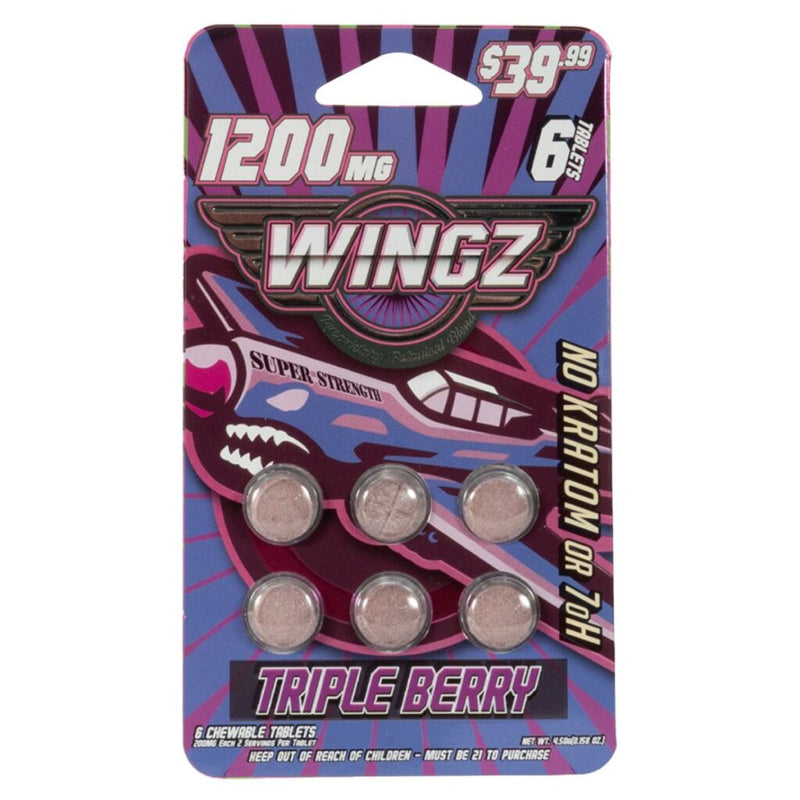 Wingz 1200mg Super Strength Botanical Blend Tablets 6pk Best Sales Price - Edibles
