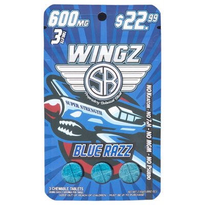Wingz 600mg Super Strength Botanical Blend 3pk Tablets Best Sales Price - Edibles