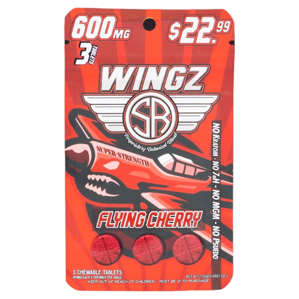 Wingz 600mg Super Strength Botanical Blend 3pk Tablets Best Sales Price - Edibles