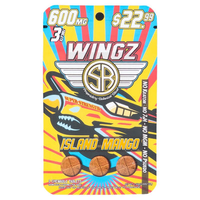 Wingz 600mg Super Strength Botanical Blend 3pk Tablets Best Sales Price - Edibles
