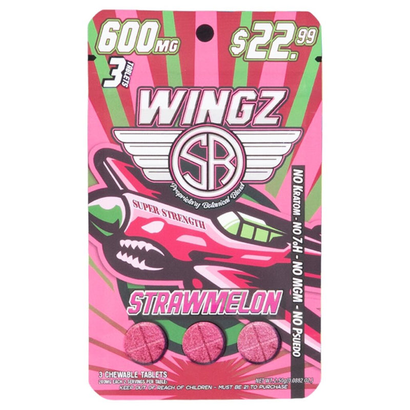 Wingz 600mg Super Strength Botanical Blend 3pk Tablets Best Sales Price - Edibles