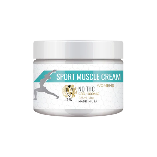 RA Royal CBD | Women's Muscle Cream 300mg - 1000mg Best Sales Price - Topicals