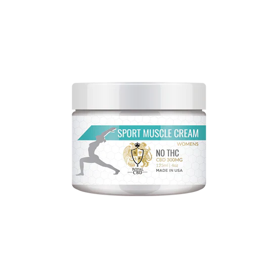 RA Royal CBD | Women's Muscle Cream 300mg - 1000mg Best Sales Price - Topicals