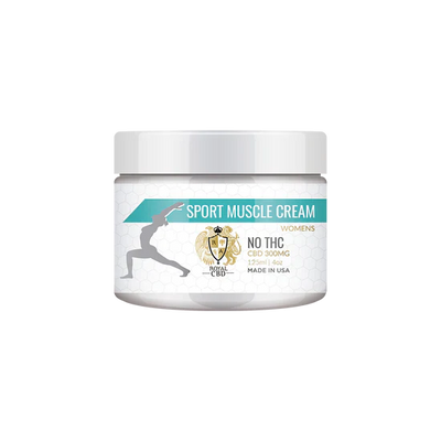 RA Royal CBD | Women's Muscle Cream 300mg - 1000mg Best Sales Price - Topicals