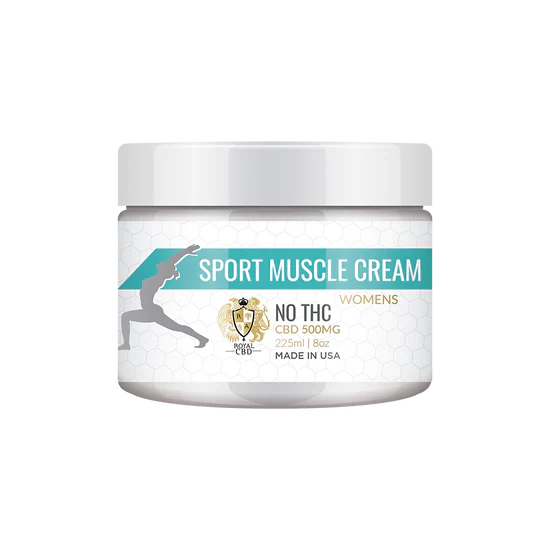 RA Royal CBD | Women's Muscle Cream 300mg - 1000mg Best Sales Price - Topicals