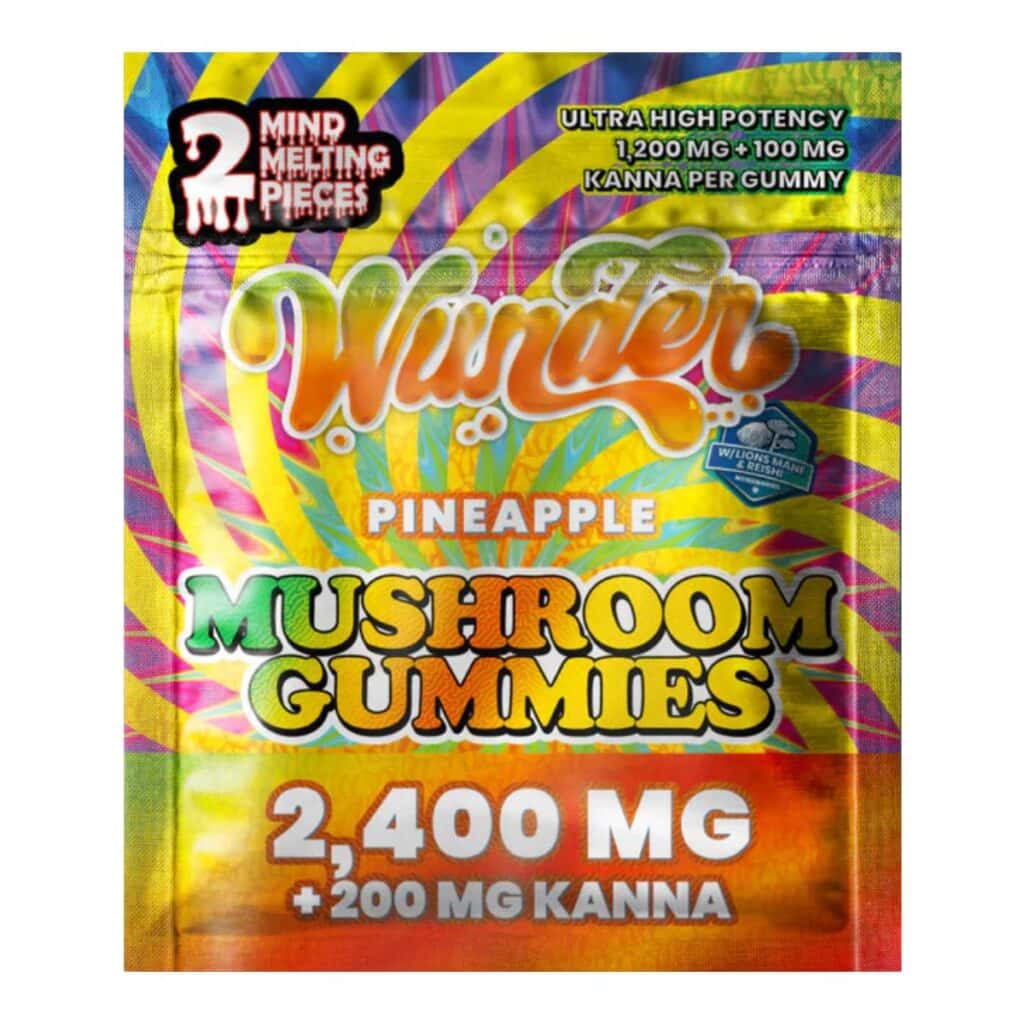 Wunder High Potency Mushroom Gummies 2ct