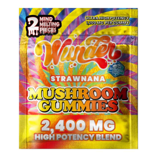 Wunder High Potency Mushroom Gummies 2ct Best Sales Price - Gummies