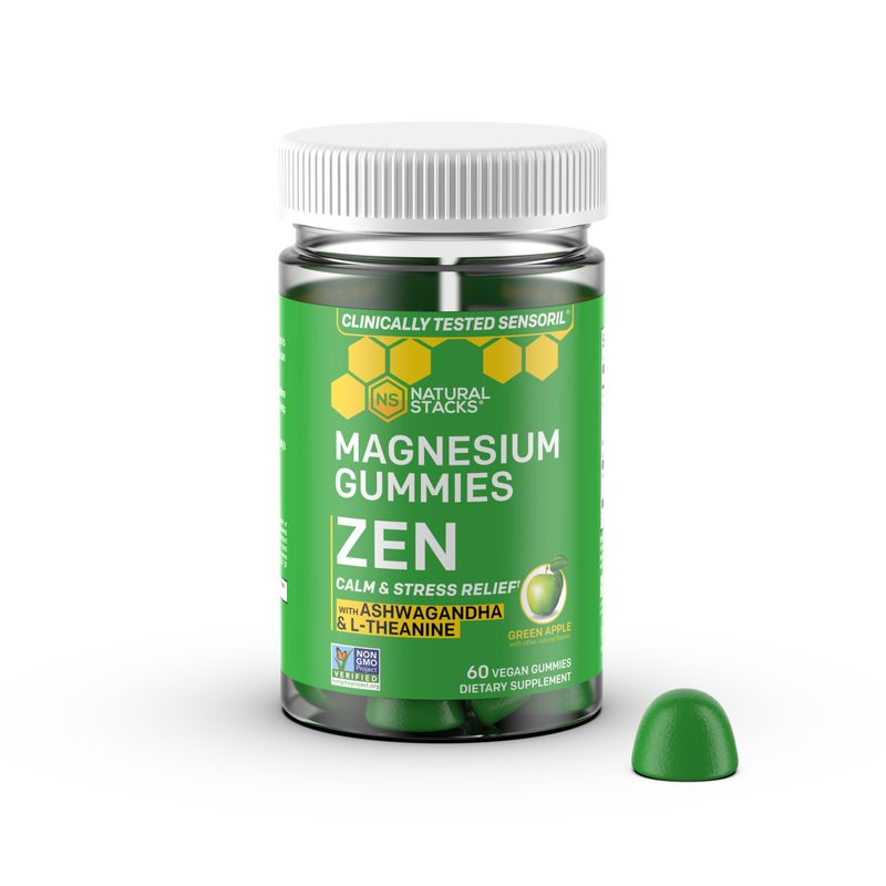 Zen Magnesium Gummies (60ct) Best Sales Price - CBD