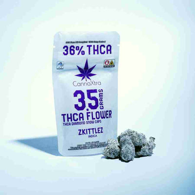 CannaXtra THCa Diamond Snow Caps Flower 3.5g Best Sales Price - CBD