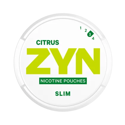 ZYN Citrus Slim Strong All white