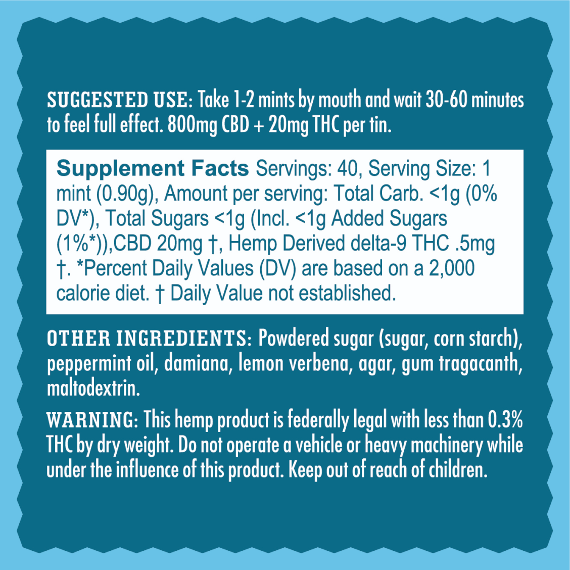 Mr. Moxey's Zen Peppermint Mints