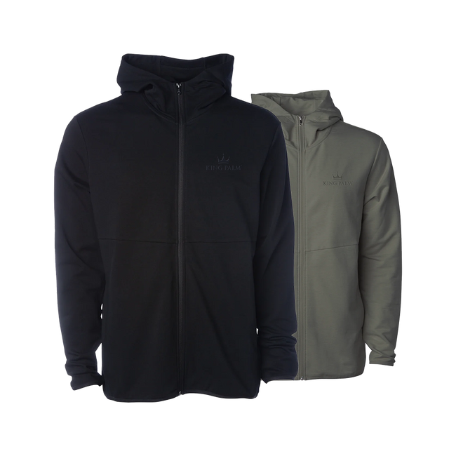 King Palm Performance Zip Hood Jacket