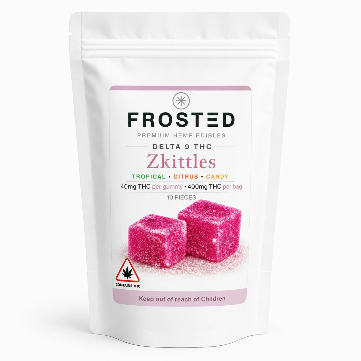 Frosted Delta 9 Gummies – 400MG (Limited Stock)