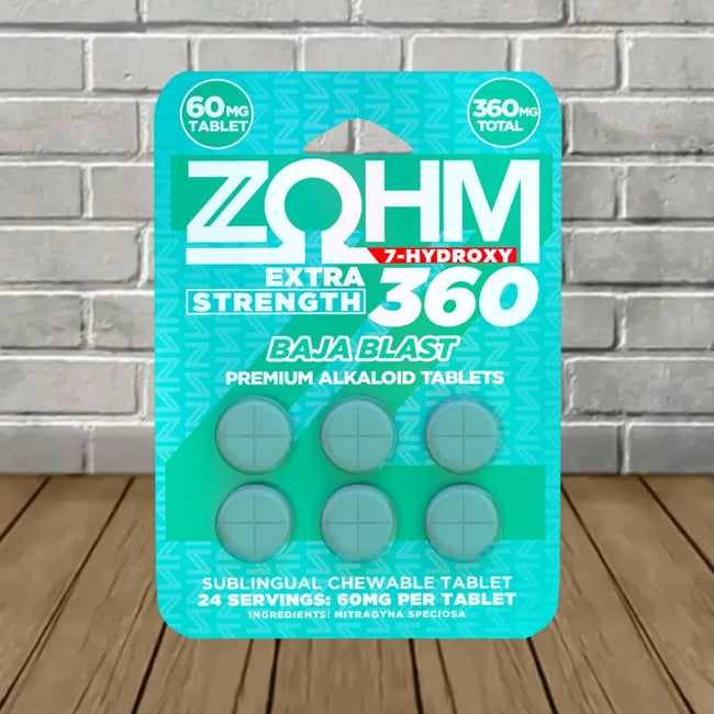 Zohm 7-Hydroxy Extra Strength Tablets 360mg
