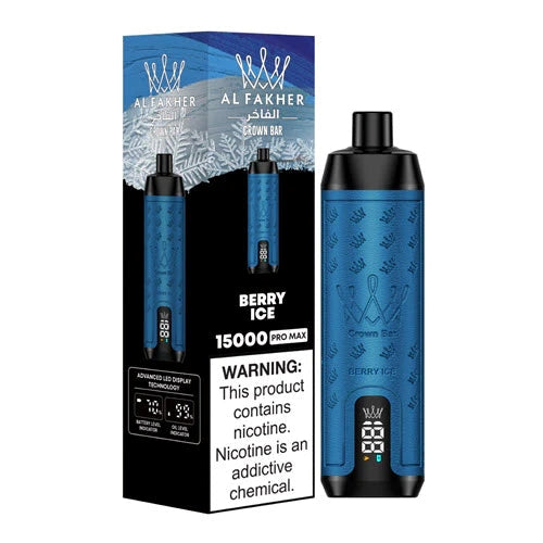 AL Fakher Crown Bar 15K 15000 Puffs Pro Max Disposable Vape 0.5%