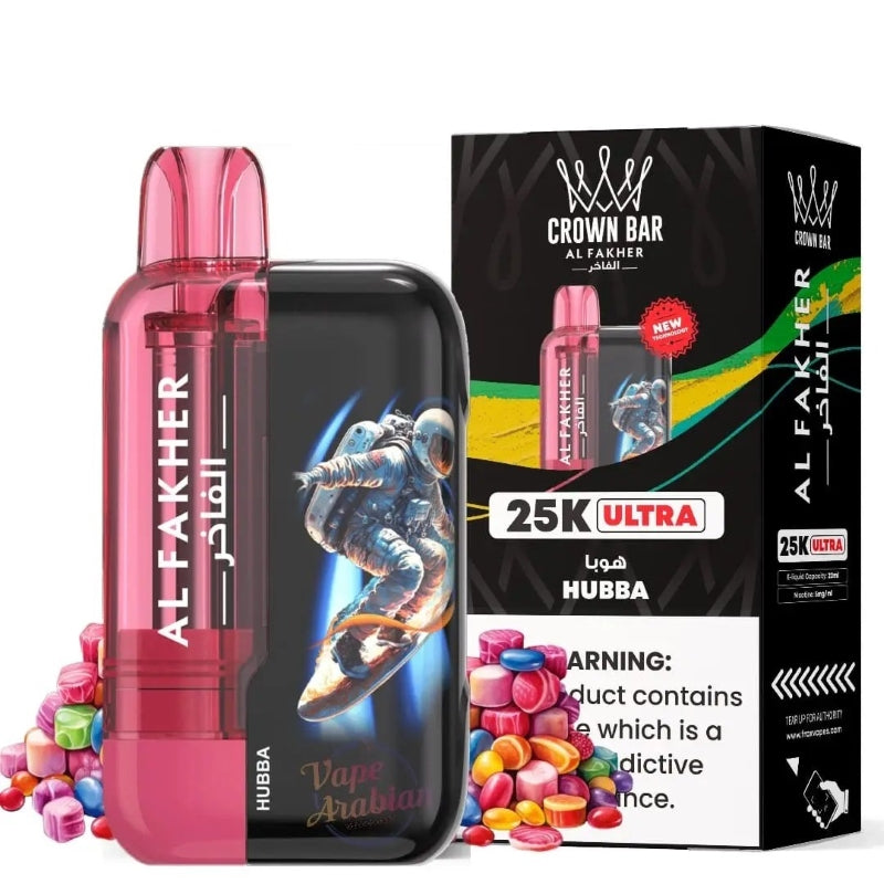 AL Fakher Crown Bar 25K Ultra Disposable Vape 0.5% (25000 Puffs)