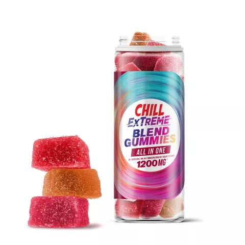 All in One Blend - 40mg Gummies - 4 Cannabinoid Blend - Chill Extreme Best Sales Price - Gummies