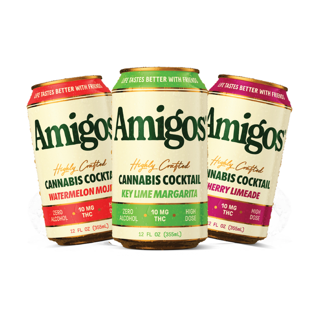 Amigos Highly Crafted Cannabis Cocktail 10mg Variety Pack
