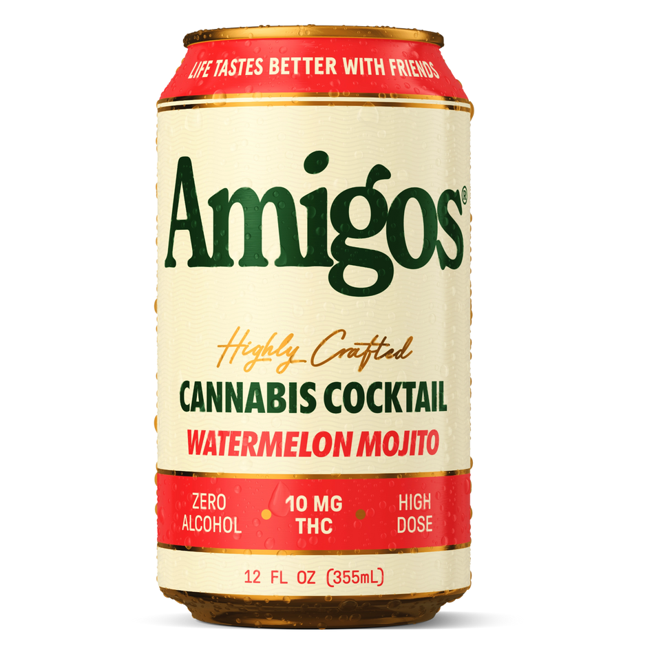 Amigos Highly Crafted Cannabis Cocktail Watermelon mojito
