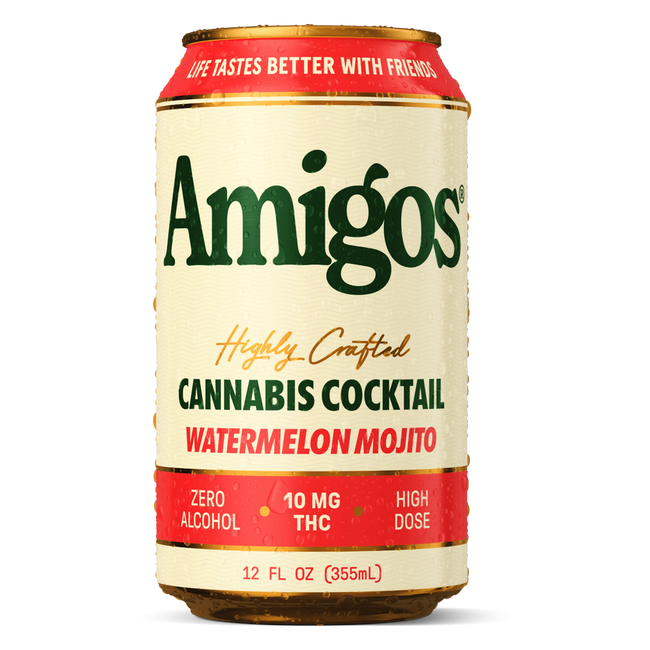 Amigos Highly Crafted Cannabis Cocktail Watermelon mojito