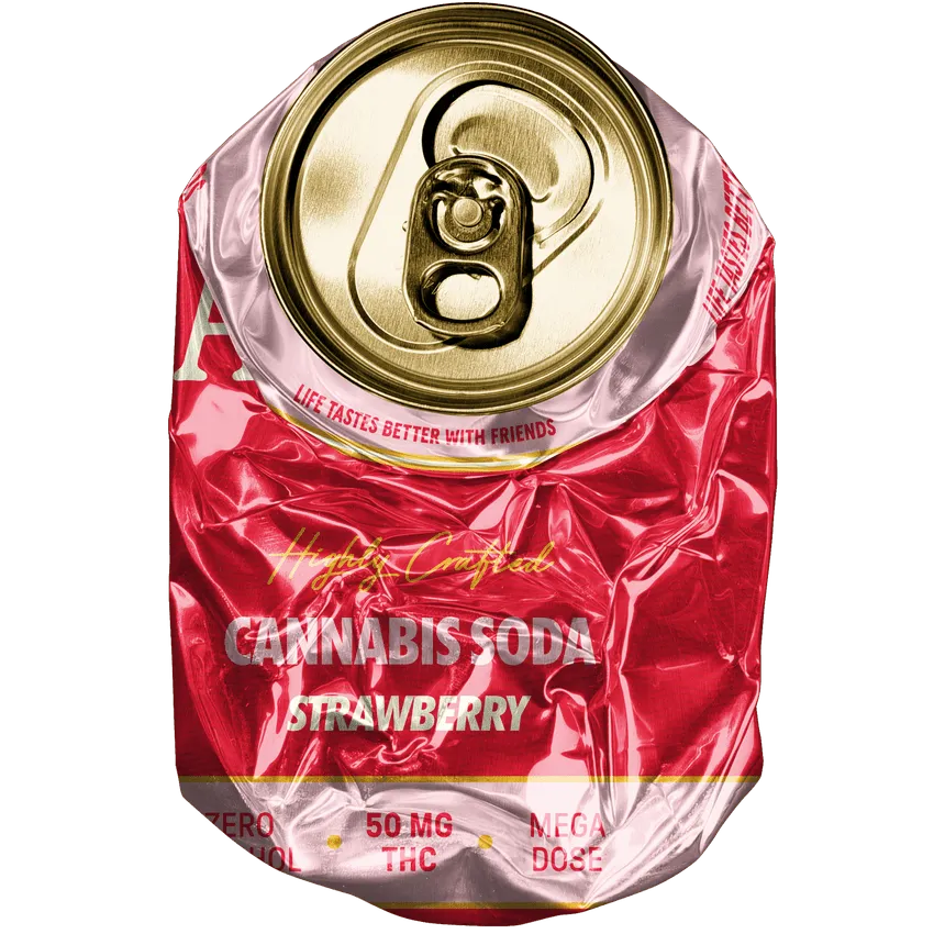 Amigos Highly Crafted Cannabis Soda Strawberry