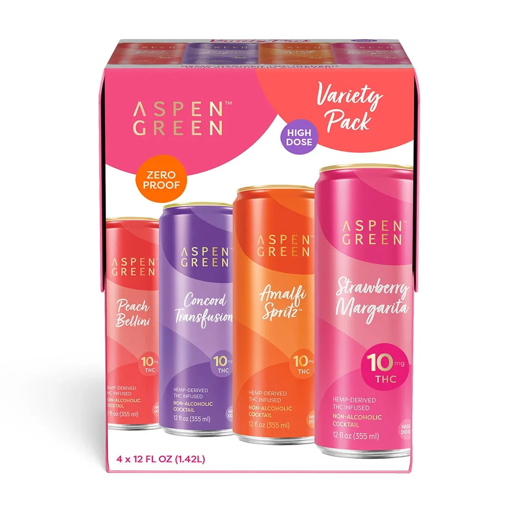Aspen Green THC Drink Variety Pack - 10mg