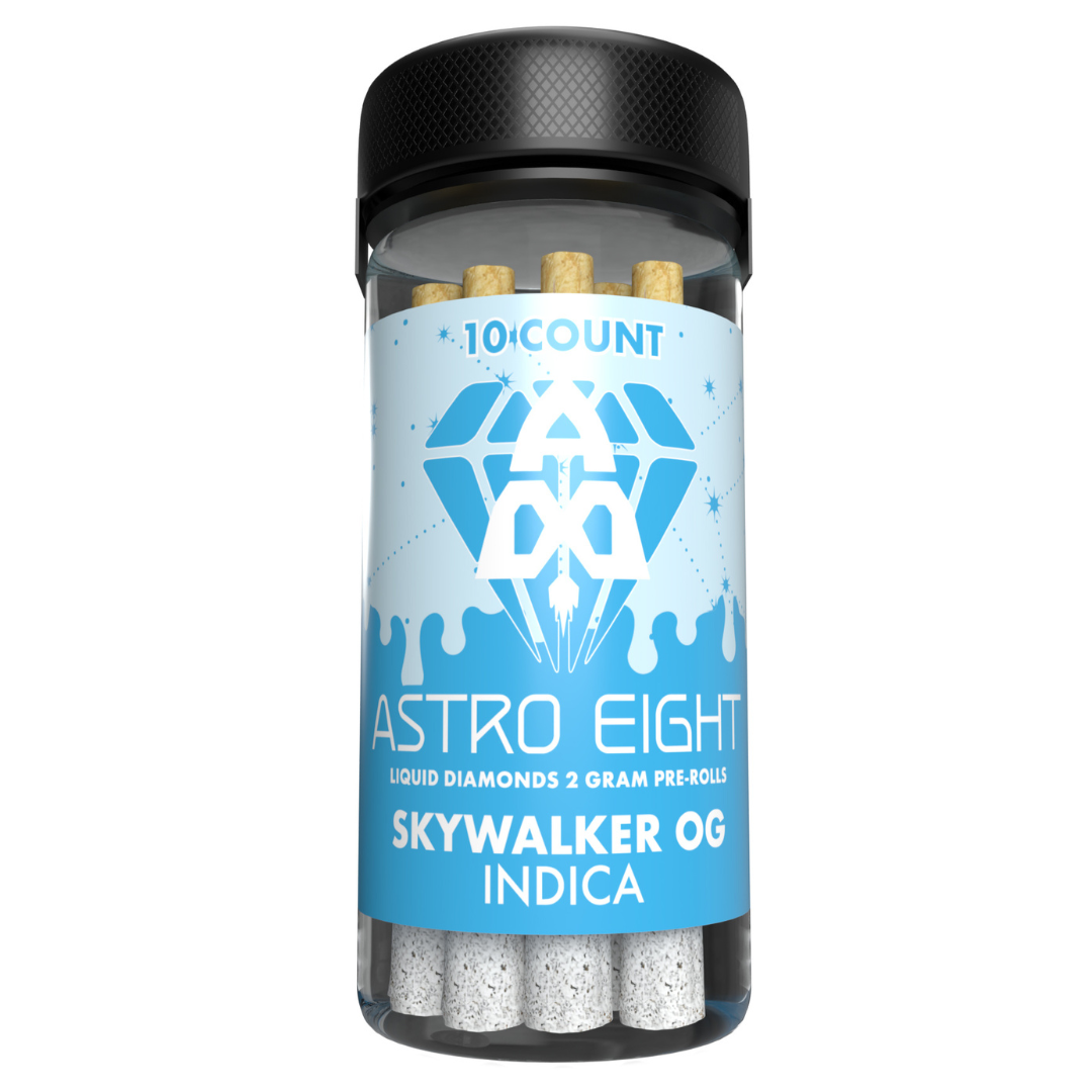 Astro 8 THC-A Liquid Diamonds Pre Rolls 2G | 10ct