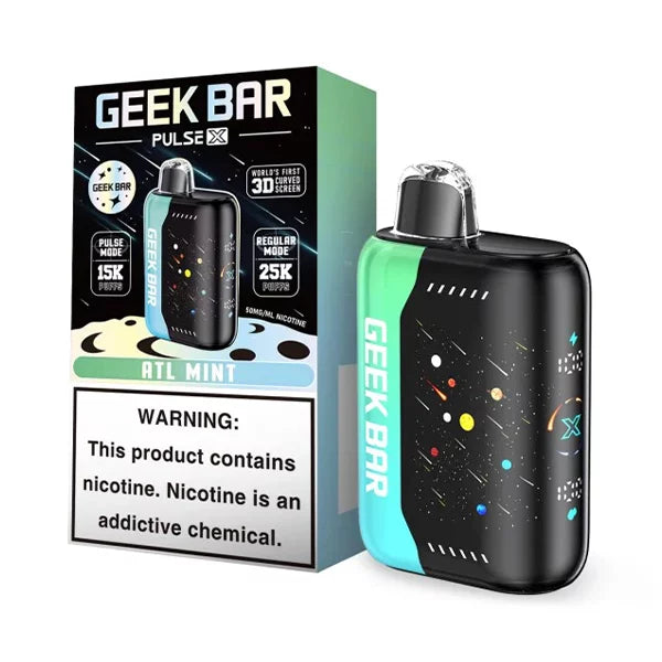 Geek Bar Pulse X 25000 Puffs Disposable Vape ATL Mint Flavor