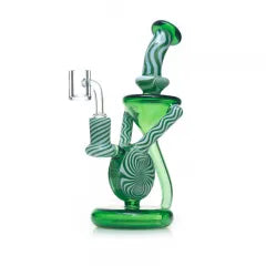 Phoenix Star Recycler Dab Rig with Insert Perc & American Northstar Glass Rod Best Sales Price - Bongs