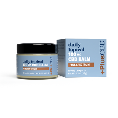 PlusCBD CBD Balm 100mg 1.3oz Best Sales Price - Topicals