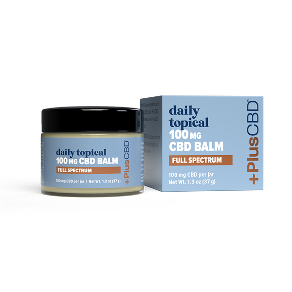 PlusCBD CBD Balm 100mg 1.3oz Best Sales Price - Topicals