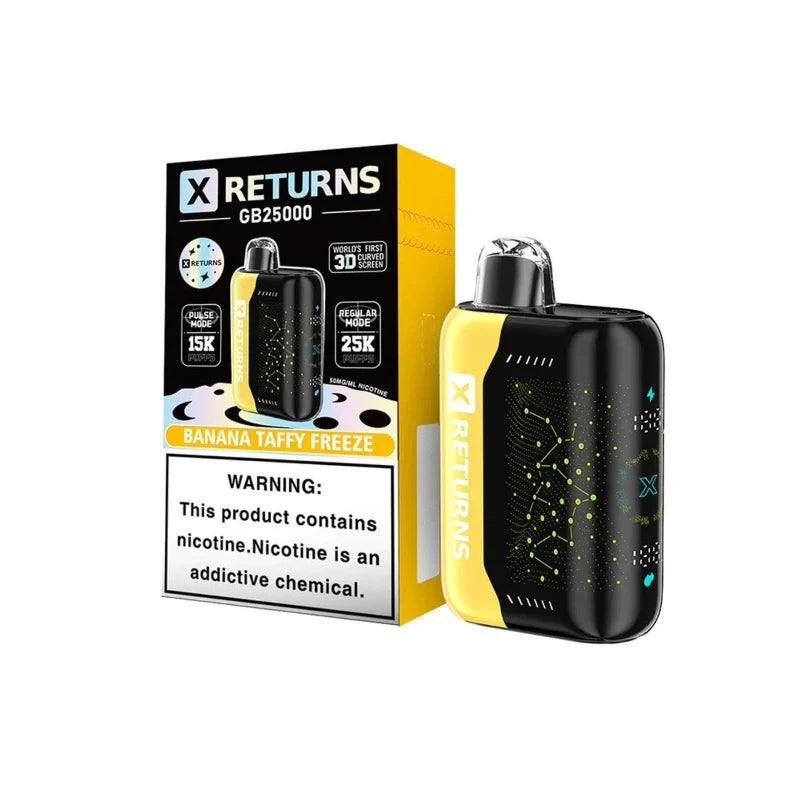 X Returns GB25000 Disposable Vape (18ml, 5%) Best Sales Price - Disposables