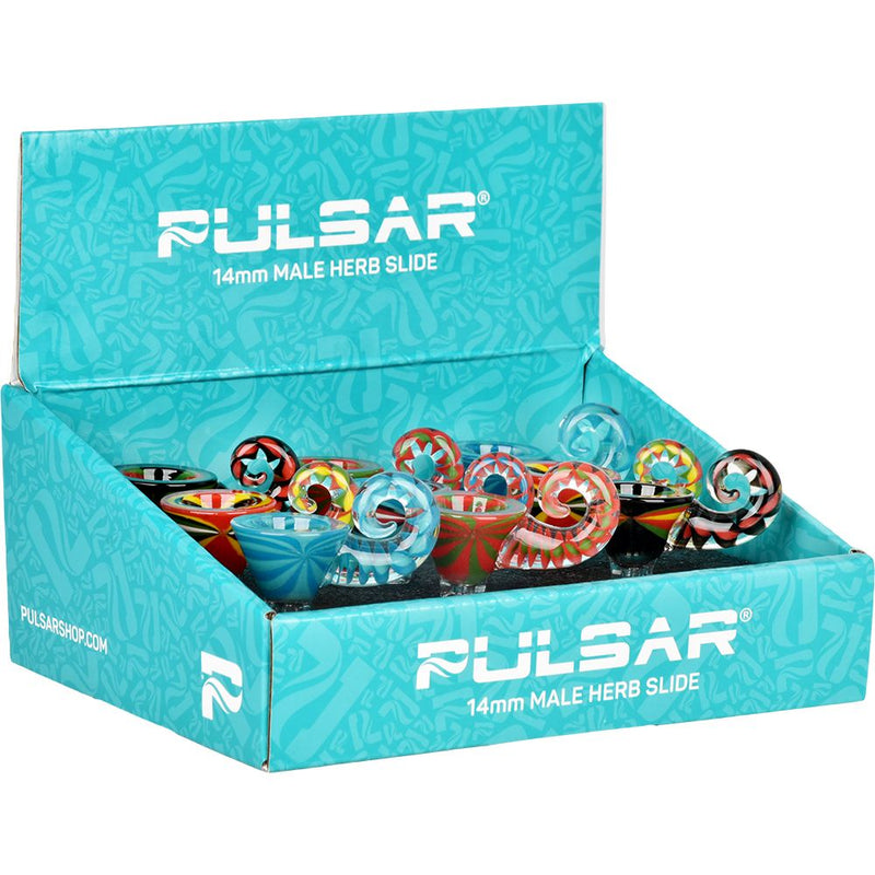 Pulsar Next Level Curved Handle Herb Slide - 14mm M / 9ct Best Sales Price - Smoking Pipes