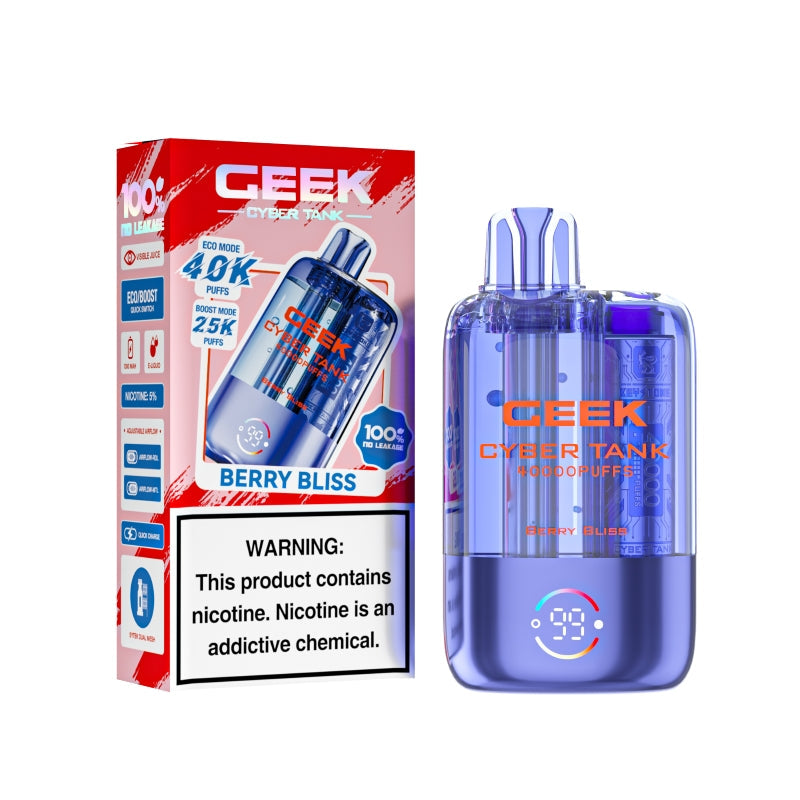 Ceek Cyber Visible Tank 40K Disposable Vape 1100mAh 5% (40000 Puffs) Best Sales Price - Disposables