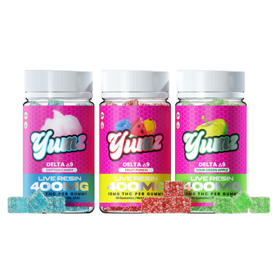 YUMZ ( DELTA 9 THC GUMMIES ) 400mg ( BUNDLE ) Best Sales Price - Gummies