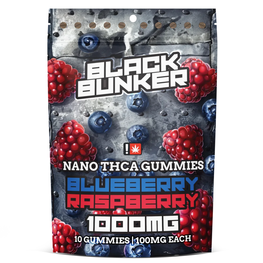 Black Bunker Nano THCA Gummies 1000mg