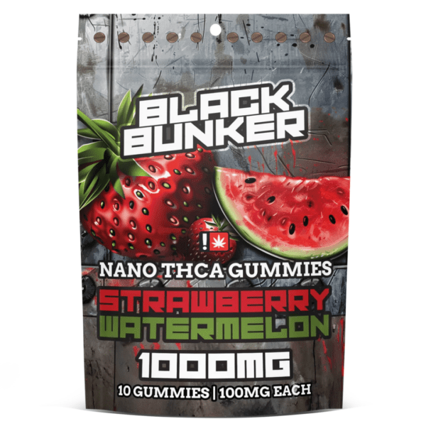 Black Bunker Nano THCA Gummies 1000mg